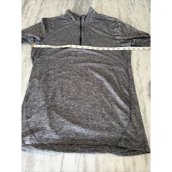 Nike DRI-FIT 1/4 Zip Running Pullover Long Sleeve Shirt Men S Gray Athletic - Picture 6 of 8